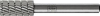 Frässtift ZYAS D.10mm Kopf-L.20mm Schaft-D.6mm