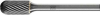 Kleinfrässtift Form WRC D.6mm Kopf-L.13mm