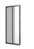 sanibel 1001-Eckdusche 2-teilig Schenkel links A19 900x1850mm silber/Echtglas