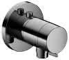 Thermostatarm. mit Schlauchanschl., rund more4YOU, chrom
