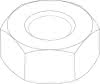 BOSCH Ersatzteil TTNR: 8738715152 Mutter M3 (10x)