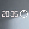 Digitaluhr zu sanibel Leuchtspiegel 40x13mm