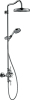 HG Showerpipe Axor Montreux chrom mit Thermostat und Hebelgriff