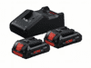 Bosch StarterSet 2ProCORE18V 4.0Ah+GAL18 2x 4,0 AH18V, 1x Ladegerät GAL 18V-40