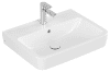 VB Wandwaschbecken O.novo 4A416G 600x460 x175mm Eckig Weiß Alpin