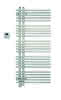 sanibel-Designbadheizkörper S5-ER A20 Elektro BH 1761mm BL 578mm RAL 9016 weiß