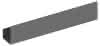 KE Duschablage 24953 auf Maß, 400-600 x 120 x 90 mm, schwarzgrau