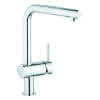 GROHE Einhand-Spültischbatterie Minta 31397 L-Auslauf Niederdruck chrom