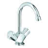 GROHE WT-Einlochbatterie Costa 21337_1 Schwenkauslauf versenkbare Kette chrom