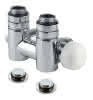 BEMM MEP-Ventil bivalent DN15x50 mm, Eck verchromt