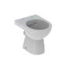 GE Renova Stand-WC Tiefspüler, Abg.horiz teilgeschl. Form, Rimfree, manhatten