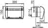 Helios ZLA 125 IB 22 inkl. G2-Filter Innenblende ZLA 125,Volumenkons. 22M3/h
