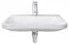 DU Waschtisch DuraStyle Vital Med 650 mm ohne ÜL, mit HLB, 1 HL, weiß