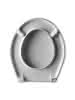 HARO WC-Sitz  Plus 23 weiß Bügelscharnier Edelstahl B0302W