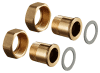 OVENTROP-Tüllenanschluss-Set 1 1/2",Set=2 Tüllen m. AG, flachdichtend