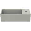IS Handwaschbecken Extra, 1 Hl., m.Ül., Ablg.re.,450x250x150mm,geschli.,Weiß IP