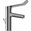 IS WT-Armatur Ceraplus Grande m.Klinikhebel m.Ablgarn. Ausld.123mm Chr