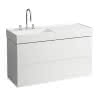 LF WTU K-LAUFEN 600x1180x450 2 Schubl Push/Pull f.WT H813332 weiß matt