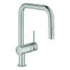 GROHE EH-Spültischbatterie Minta 32322_2 U-Auslauf Spülbrause supersteel