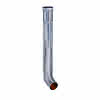 LX-REGENSTANDROHR O.REIN.-DECKEL DN100 M 45 GR.AUSLAUF