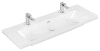 VB Schrankwaschtische Subway 3.0 4A70D4 1300x475x170mm Rechteck Weiß Alpin