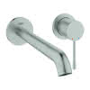GROHE 2-Loch-WT-Wandbatterie Essence 29193_1 FMS Ausladung 230mm supersteel