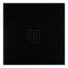 REGENWERK Black Edition - Paneel-Set eckig, 430x430mm, Deckeneinbau