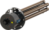 JT V4A Flanschheizung 6 kW mit Regler u. Begrenzer, ET: 380 mm