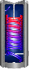 JT Brauchwassersp. ERSS-HR 500  Silber 484 L, 4,3 qm, ERP B, Höhe 1950mm