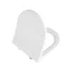 VT WC-Sitz Slim Wrap Universal Round Duroplast Absenkautomatik Weiß Hochglanz