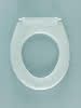 HARO WC-Sitz Plus 23 ohne Deckel weiß Bügelscharnier Edelstahl B0302W