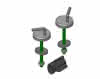 HARO Excenterscharnier E2502W Edelstahl 