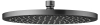 KE Kopfbrause 59886 rd. 250mm sw-chr.geb.