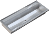 AR Waschrinne, PLANOX, Edelstahl, W.-Mont., 1200x210x442 mm, m. Arm-bank