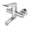 AR Thermostat-Wandbatterie, F4, EHM, Schwenkauslauf, 200 mm, Hebel 148 mm