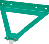 AR Wandarmhalterung, für Wandarm DN20, 270x170x240 mm, Stahlblech, grün