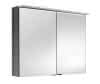 sanibel-Spiegelschrank ALU-TREND WLA-D 600x716x150mm LED-Leuchte 2-türig