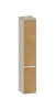 SCALIDO-Hochschrank SLIM 320x1830x350mm 2 Türen rechts 4 Glaseinl Farbvar Sonder