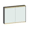 SCALIDO-Spiegelschrank Typ SPSSCA10001 1020x750x170mm 2-türig mit LED Farbvar A