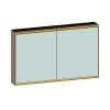 SCALIDO-Spiegelschrank Typ SPSSCA12001 1220x750x170mm 2-türig mit LED Farbvar K