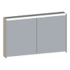 SCALIDO-Spiegelschrank Typ SPSSCA12001 1220x750x170mm 2-türig mit LED Farbvar K