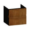 SCALIDO-Unterschrank zu Konsolenplatte 600x540x510mm 2 Auszüge Farbvar. S/X/S