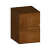 SCALIDO-Unterschrank WT Wand Wange links 400x560x460mm 2 Auszüge Farbvar. S/S/S