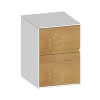 SCALIDO-Unterschrank WT Wand Wange links 400x560x460mm 2 Auszüge Farbvar. S/W/S