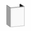 SCALIDO-Waschtisch-Unterschrank kompakt 410x560x325mm 1 Tür rechts Farbvar W/W/X