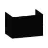SCALIDO-WT-Unterschrank z Konsolenplatte 800x540x510mm 2 Auszüge Farbvar. V/X/V