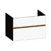 SCALIDO-WT-Unterschrank z Konsolenplatte 800x540x510mm 2 Auszüge Farbvar. W/X/S