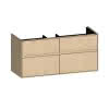 SCALIDO-WT-Unterschrank zu WT Wand 1200 1170x560x460mm 4 Auszüge Farbvar. K/K/K