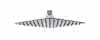 SCALIDO-Kopfbrause softedge 250x250mm DN 15 m Antikalknoppen Edelstahl poliert