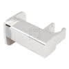 SCALIDO-Wandbrausehalter softedge dreh- bar m Rosette softedge Messing verchromt